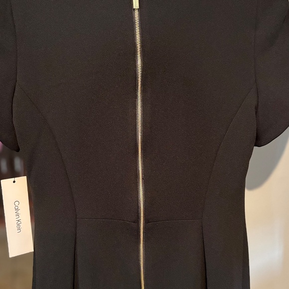 NWT-Classic, elegant Calvin Klein Black Sheath - Picture 5 of 10